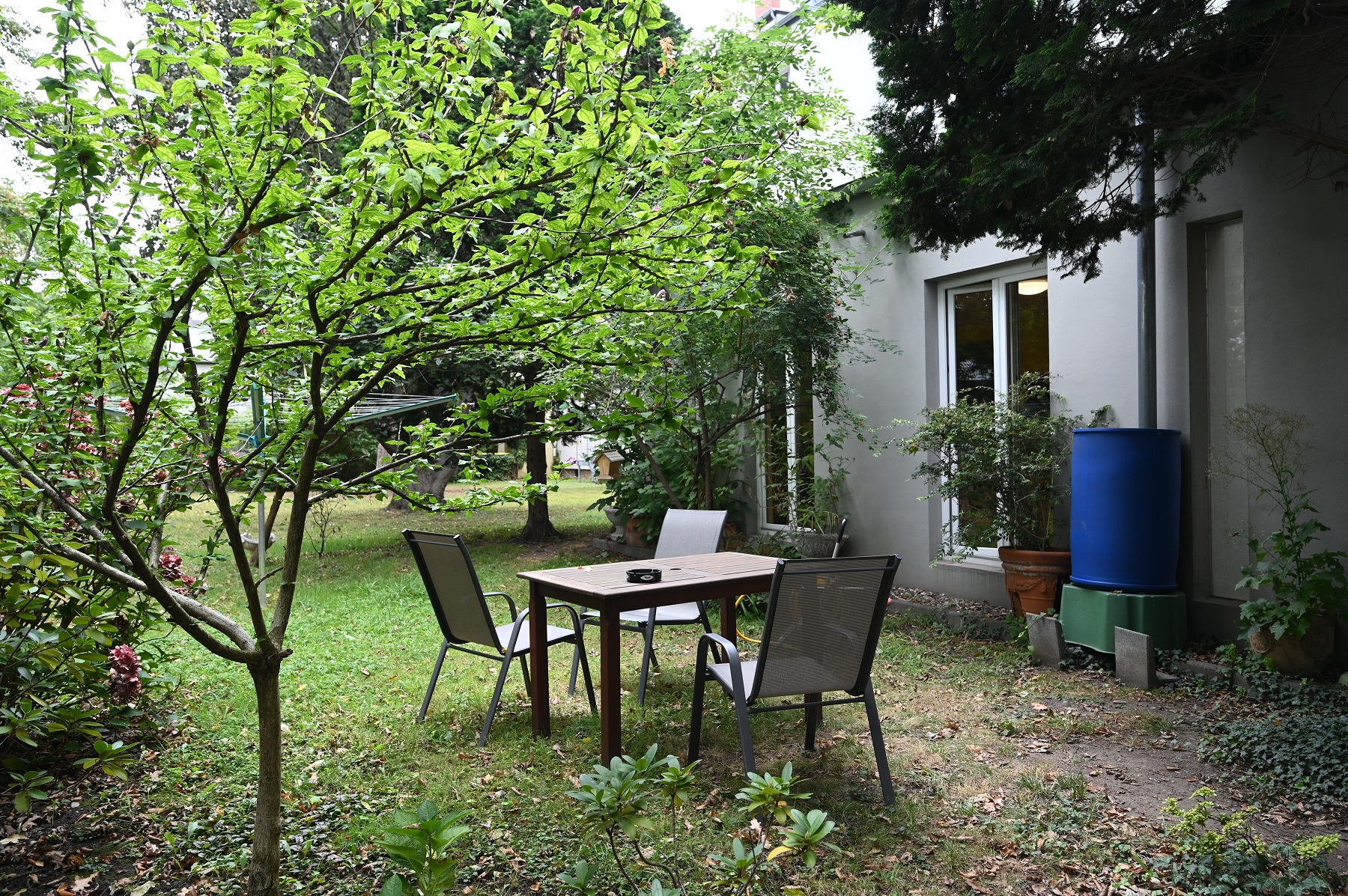 Sitzecke im Garten Haus Ferdinandstraße